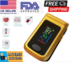 Fingertip OLED Pulse Oximeter Oxygen Saturation SpO₂ Heart Rate Monitor 331