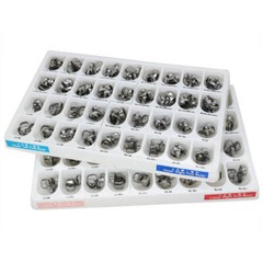 108 sets dental orthodontic 1st bands with U/3 L/2 buccal tube Roth 022 31#-44#