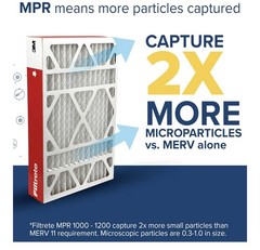 Filtrete 20x20x4 AC Furnace Air Filter, MPR 1000, MERV 11, 20x20x4, White – 2