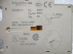 SCHNEIDER ELECTRIC GVAN11 AUXILIARY CONTACT LOT OF 3 NSNP