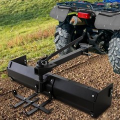 42″ Tow Behind Box Scraper ,Steel Lawn Tractor Attachment, Box Blade Hitch Tow