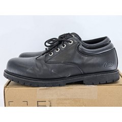 Skechers Work Shoes Mens 12 Black Relaxed Fit Memory Foam Slip Resistant – Good
