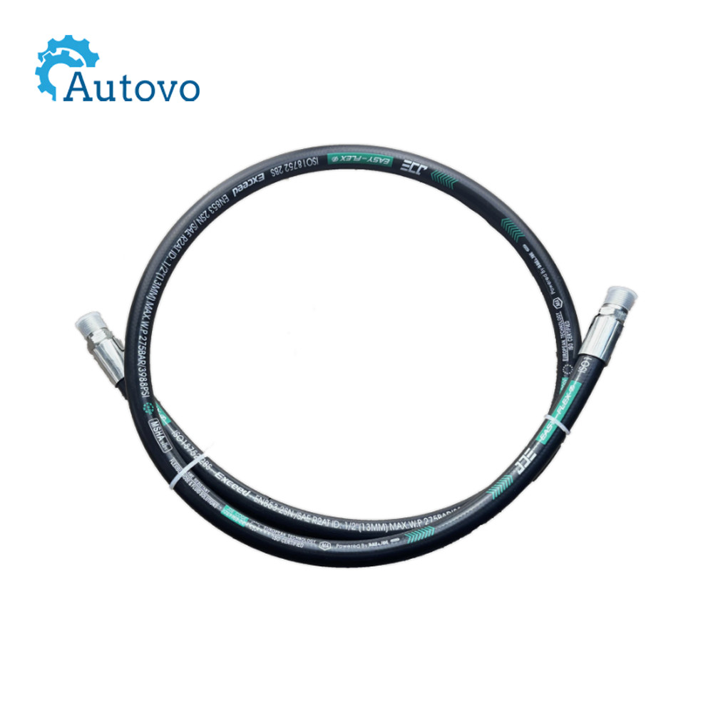 Hydraulic Hose 1/2” with Male NPT X Male NPT,18”Long 3988PSI