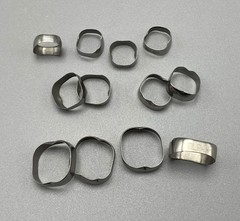 10Kit/40pcs Dental Orthodontic 1st Plain Molar Bands Single Band Brace #29-44+