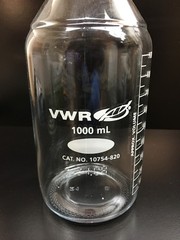 VWR Cat No 10754-820 Storage Bottles Lot 5 PCS