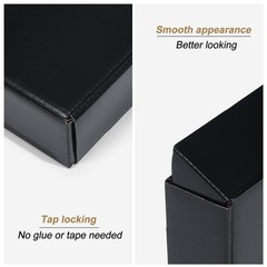 7x5x2 Black Small Shipping Boxes, 20 Packs Corrugated Cardboard Mailer Boxes …