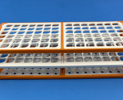 Simport Scientific Tube Rack Holds 84 Tubes Assorted Colors Total of 7 Racks