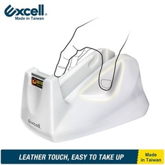 Excell Premium Dual-Core Desk Tape Dispenser Weighted Base 1″ & 3″ Core No Tape