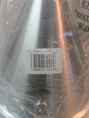 NEW VOLLRATH 84770 32 oz. Stainless Steel Funnel 7-1/4″ Hgt. FREE SHIPPING