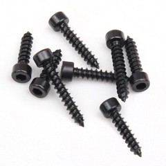 M2 M2.6 M3 M3.5 M4 M5 M6 Black Steel Hex Socket Cap Head Self Tapping Screws