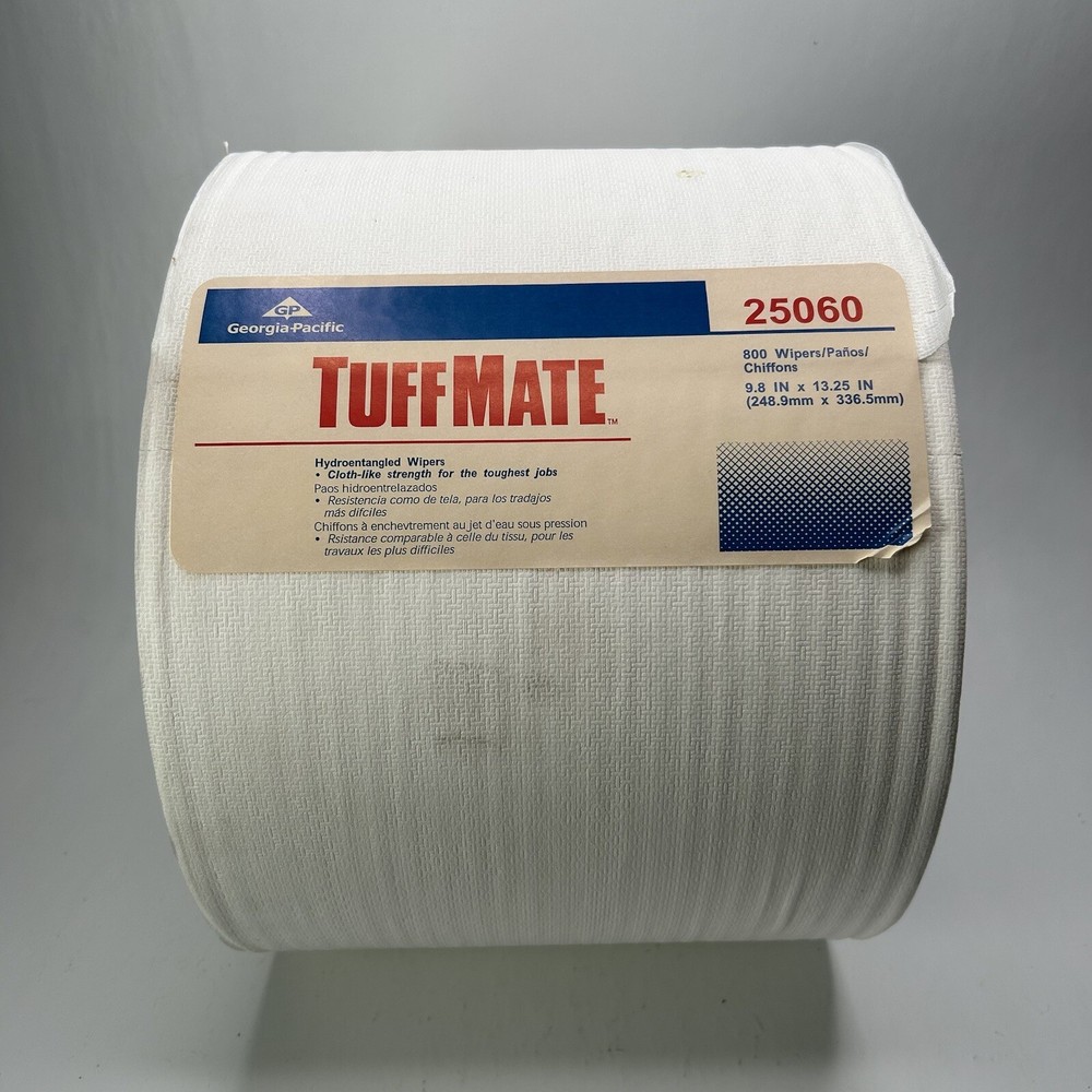 TuffMate 25060 Heavy Duty Perforated Shop Towels 1 Roll/800 NOS Georgia-Pacific