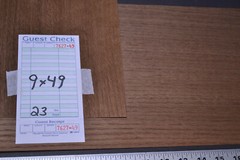 Fumed Oak Raw Wood Veneer Sheet 9 x 49 inches 1/42nd thick F7627-49