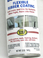 Leak Seal Spray Black Liquid Rubber Sealant Coating 12oz NEW Flexible Watertight