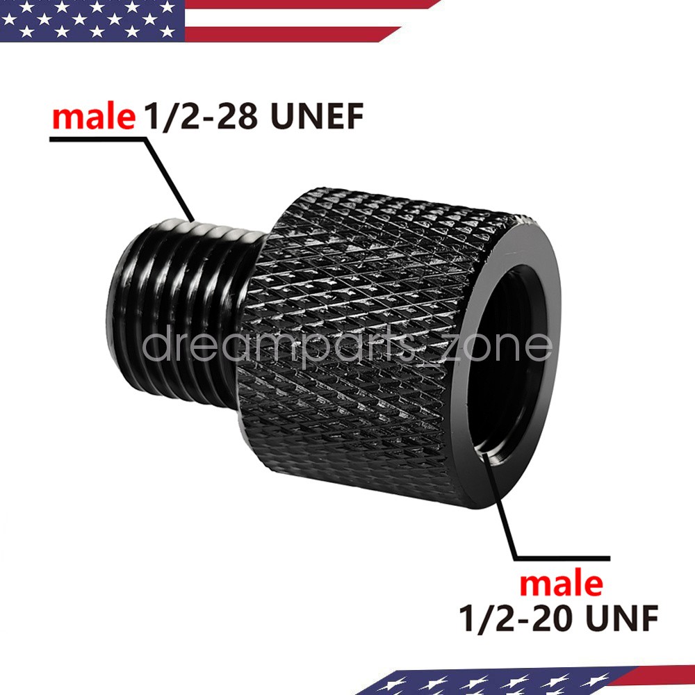 New Threaded Adapter Female 1/2-20 UNF F To 1/2-28 UNEF Male Accessories