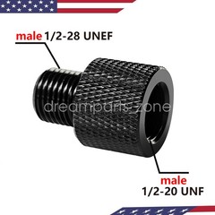 New Threaded Adapter Female 1/2-20 UNF F To 1/2-28 UNEF Male Accessories