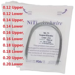 Dental Orthodontic Super Elastic Niti Round/Rectangular Arcos Arch Wires Natural