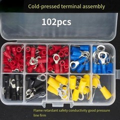 102/280/300/480PCS Wire Connector Kit Male Female Insulated Crimp Terminals Spad