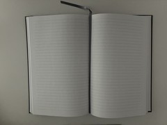 Castelli Made in Italy Slate Gray Lined Notebook Journal With Ribbon Placemark