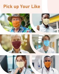 Luxury Disposable Face Masks – 4 Ply ASTM Level 3, 100 Pack, Revitalizing Aut…