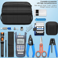 Fiber Termination Kit – 11 in 1 Assembly FTTH Cold Connection Assembly Tool Kit