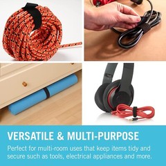 VELCRO® Brand Hook and loop ONE-WRAP® double sided Strap for Cable Tidy