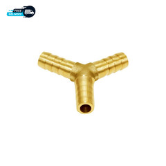 3/8″ Hose Barb Y Shaped 3 Way Union Fitting Intersection/Split Brass.