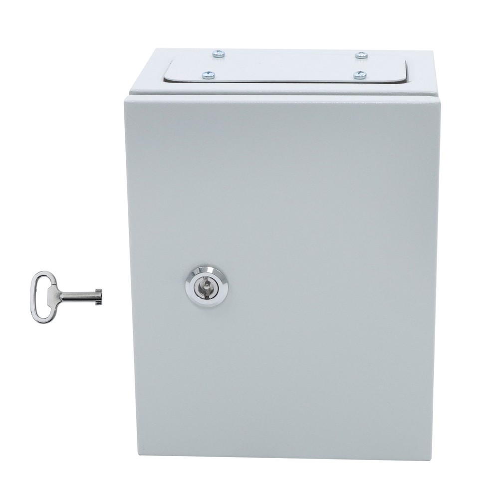 Carbon Steel Electrical Enclosure Box 10x8x6” IP65 Electrical Box