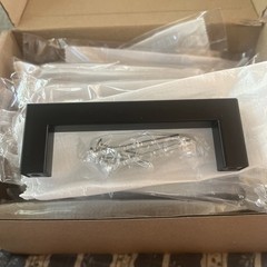 Lot of 17 Matte Black Square 3-3/4″ Center to Center Drawer Pulls. Brand New.