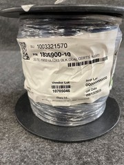 BELDEN 1000 ft 20 TE-1932 UL1213 Black Dual Certs Cable 1835900-10