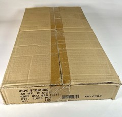 CASE OF 2000 Deli Saddle Pack Bags Extra Large HDPE Imprinted BLUE, 10 1/2” x 8”