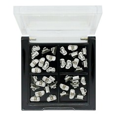 10 sets Dental Orthodontic Buccal Tube 1st 2nd Molar Bracket Roth 022 Mesh Tubes