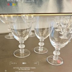 Rare Lalique “Saint Hubert” Bordeaux Wine Glass