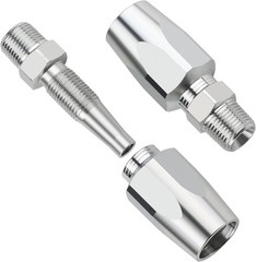 3/8” Reusable Hydraulic Hose Repair Fittings 2PCS