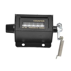 New Bale Counter Glass Mirror Design 5 Digit Counting Mechanical Counter Reset