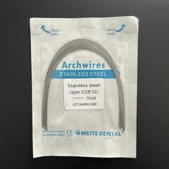 10Pcs Dental Orthodontic Arch Wire Stainles Steel Rectangular Ovoid/Nature Form