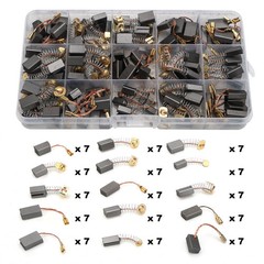 105x 15 Sizes Electric Motor Graphite Carbon Brushes Accessories For Power Tool