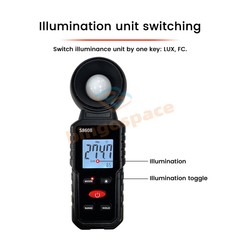Digital illuminance Light Meter Lux meter Photometer 200000Lux Luxmeter Tool