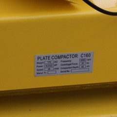 Reversible Plate Compactor Rammer Dirt Soil Asphalt Tamper W/9HP HONDA GX Engine