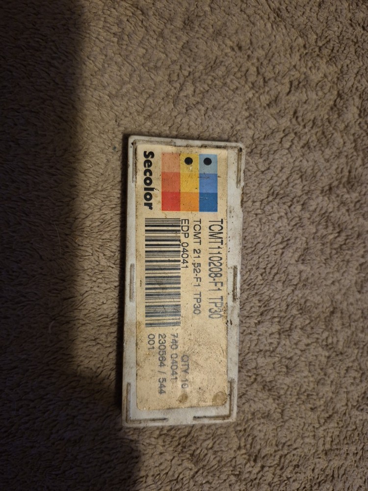 SECO TCMT110208-F1 TP30 INSERTS, 10 PCS TCMT21.52-F1