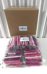 Bulk Misprint Pen Lots: 500 count mixed PINK/ ROSE/ MAGENTA Ballpoint Click Pens