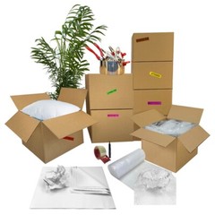 UBMOVE 5 Room Moving Kit 50 Big Moving Boxes & Moving Supplies