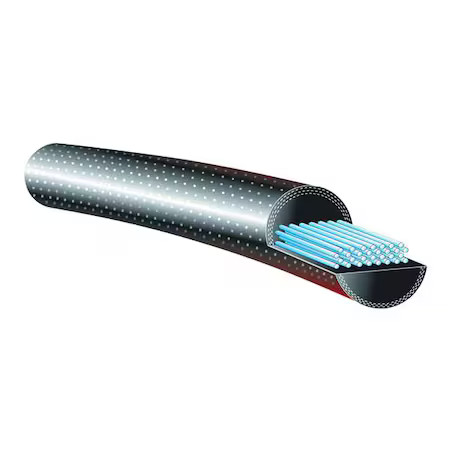 Gates 9 X 386 Re Belt Round Belt, Black, L 386 In