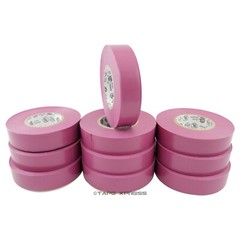 10 Rolls Purple Vinyl PVC Electrical Tape 3/4″ x 66′ Adhesive – Free Shipping