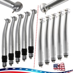 Dental High Speed LED / No-LED Handpiece Turbine / Coupler 4 Hole NSK Style sa