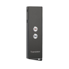 Handheld Smart Voice Translator 74 Languages 70 Accents (Black)