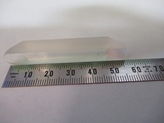 OPTICAL RECTANGULAR GLASS PRISM MIL SPEC OPTICS AS PICTURED Z5-C-31