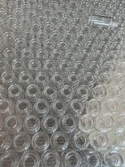 100 Pcs. 2 ML Vials Clear Glass Bottle 13mm Crimp top Flat Bottom (no Lids) New