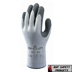 Showa 451 Therma Insulated Cold Weather Palm Coated Winter Work Gloves S-XL 12PR