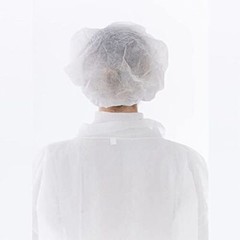 Case of 1000 Disposable Hair Nets Bouffant Caps 24 inch Food Service