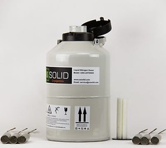 U.S. Solid 6L Cryogenic Container Liquid Nitrogen LN2 Tank
